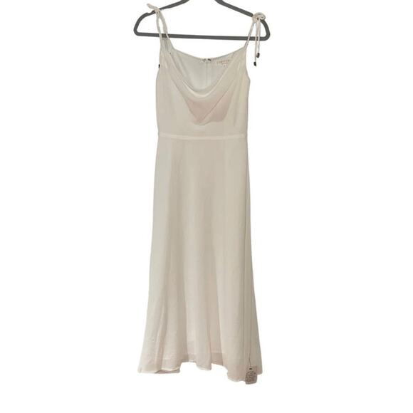 Elan Dresses & Skirts - ELAN White Rope Waist Lighweight Sleeveless Loose Fit Dress Large